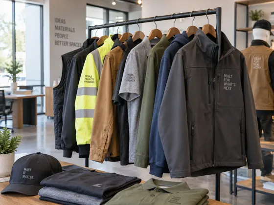 Workwear display — AI concept image