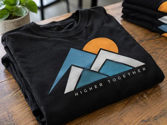 Printed shirt detail — AI concept image