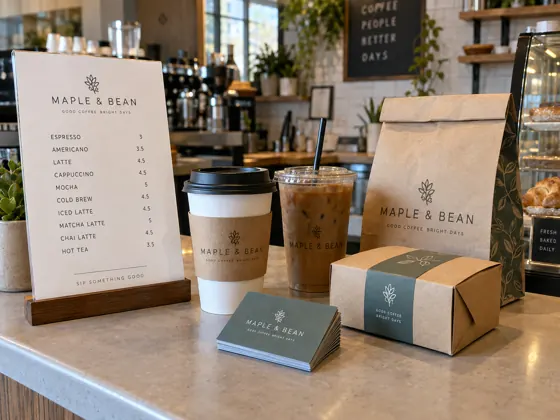 Restaurant identity — AI concept image