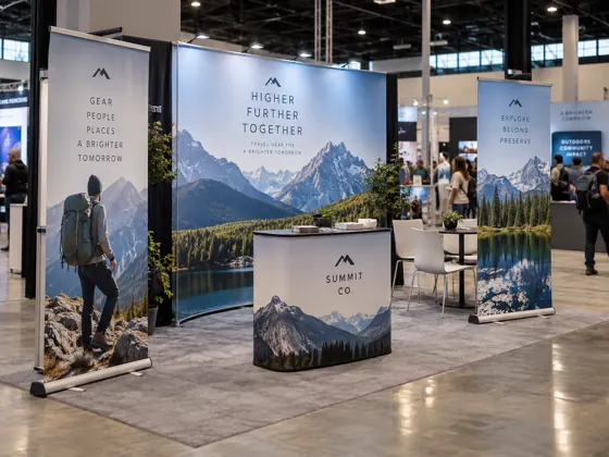 Trade show display — AI concept image