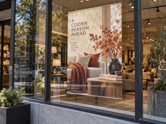 Window campaign poster — AI concept image