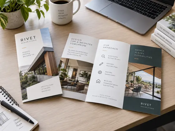Tri-fold brochures — AI concept image