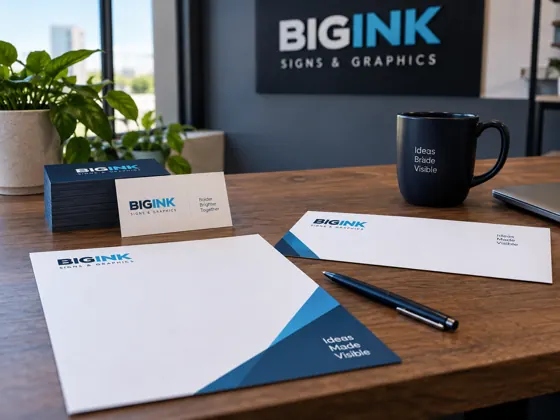 Branded stationery — AI concept image