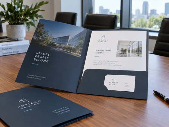 Presentation folders — AI concept image