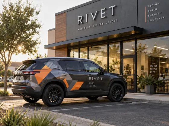 SUV promotional wrap — AI concept image