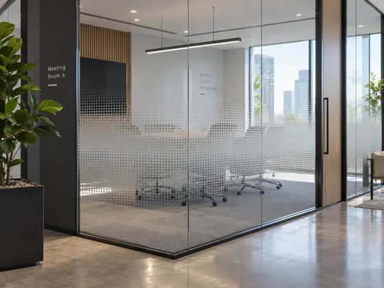 Meeting room privacy — AI concept image